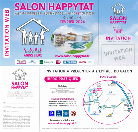 EGDP sera présent au Salon Happytat à Andrézieux-Bouthéon le 09-10-11 février 2024
