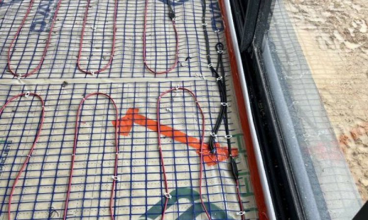 Pose plancher chauffant électrique - St-Cyr - EGPD